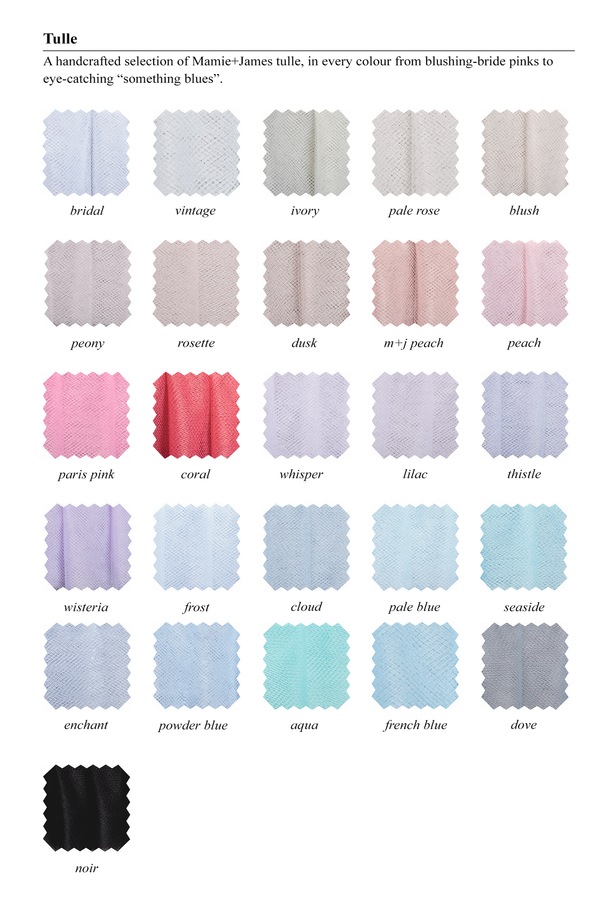 Tulle Swatches